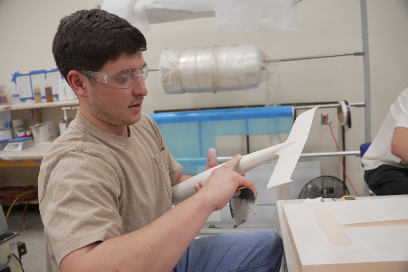 Priming and sanding plugs
