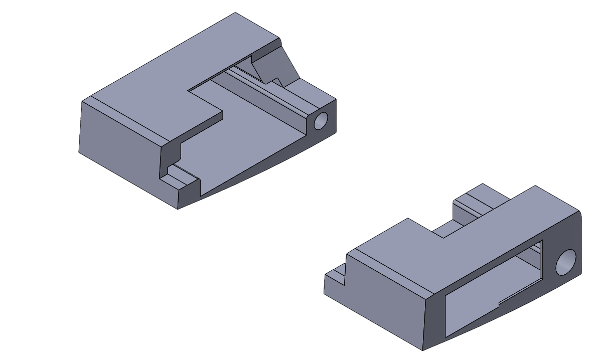 Aileron servo brackets